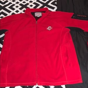 Ohio State fleece zip up jacket